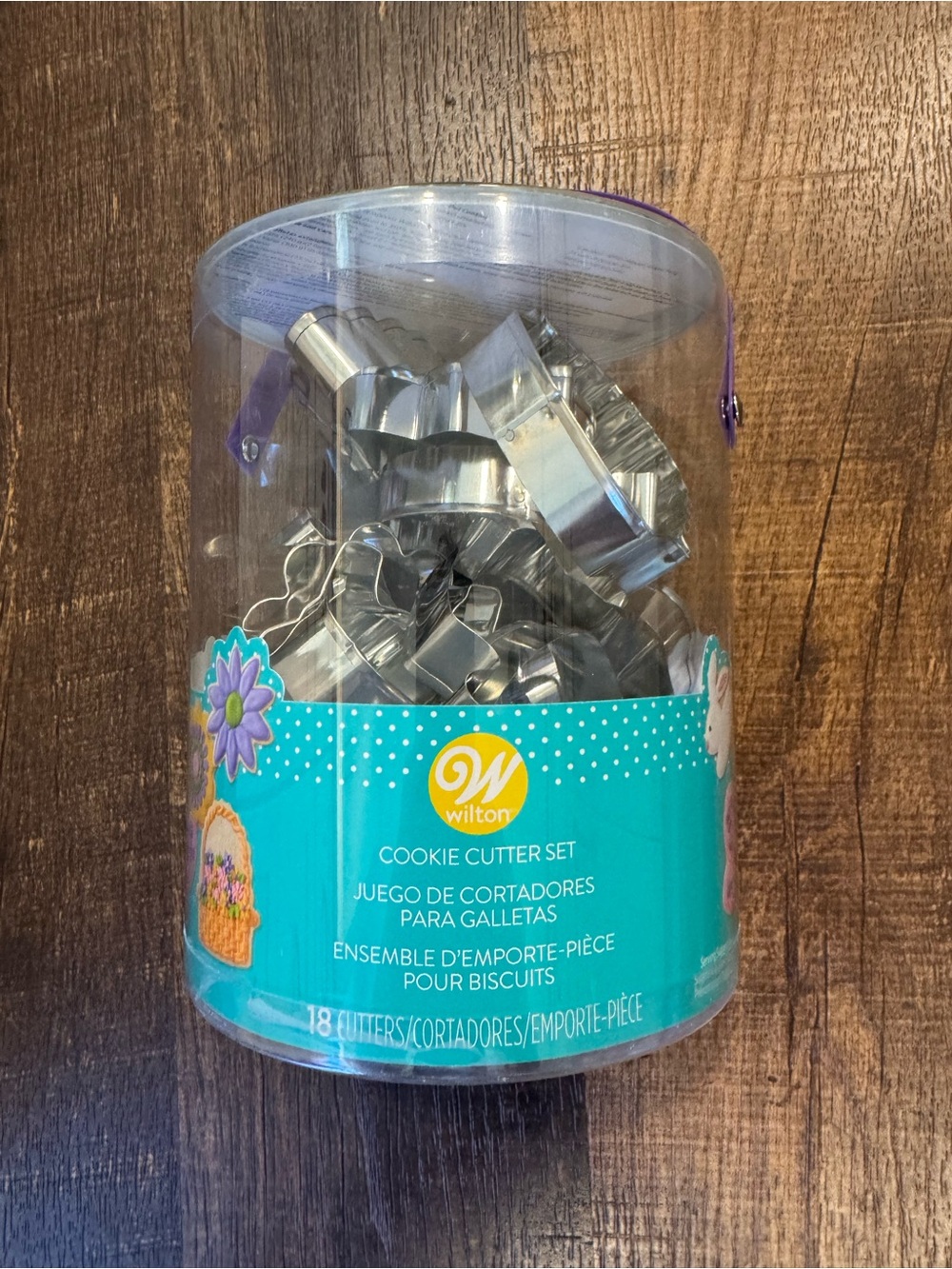 Wilton Silver Cookie Cutter Set - Silver Metal 18-Piece